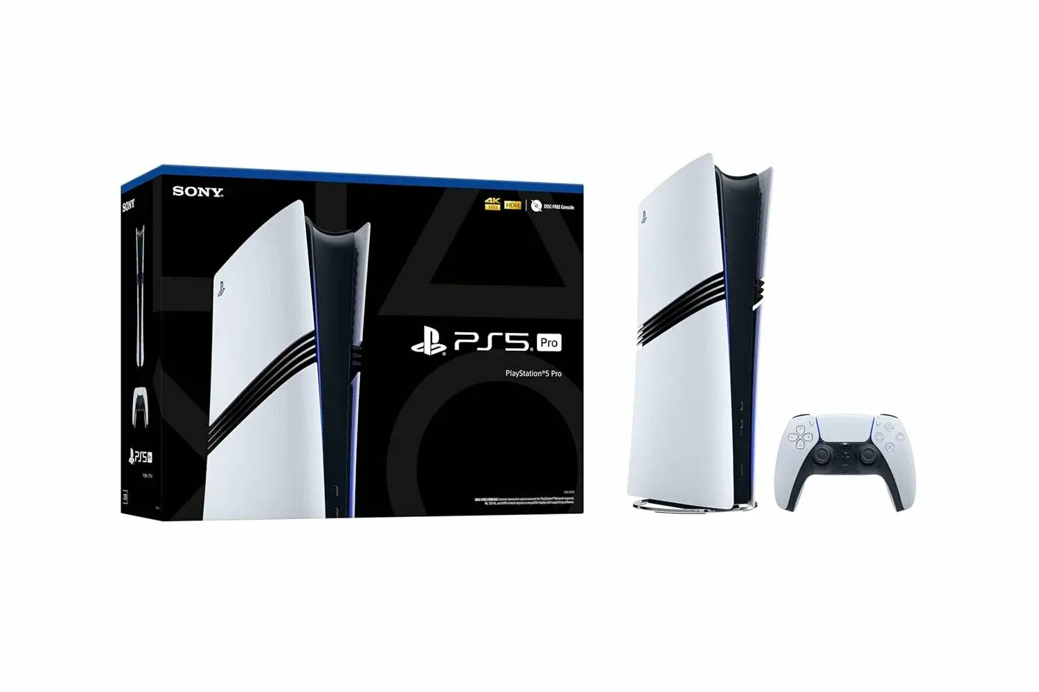 PlayStation 5 Pro Digital Edition, 2000 ГБ SSD, бeз иrp, белый